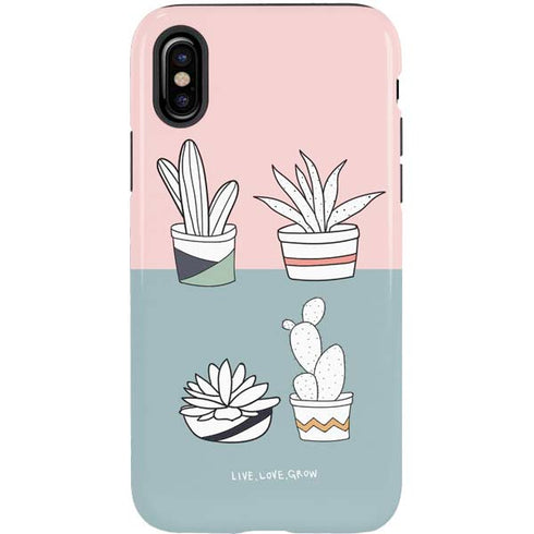 Succulent Sketch iPhone X Pro Case