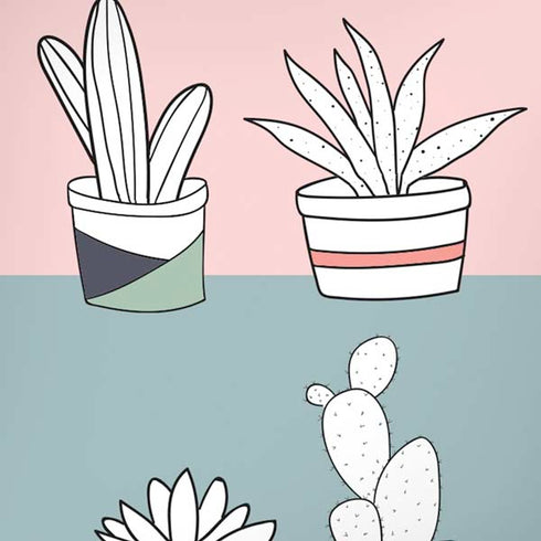 Succulent Sketch iPhone XR Skin