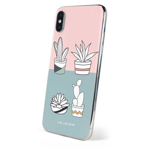 Succulent Sketch iPhone XS Max Skin