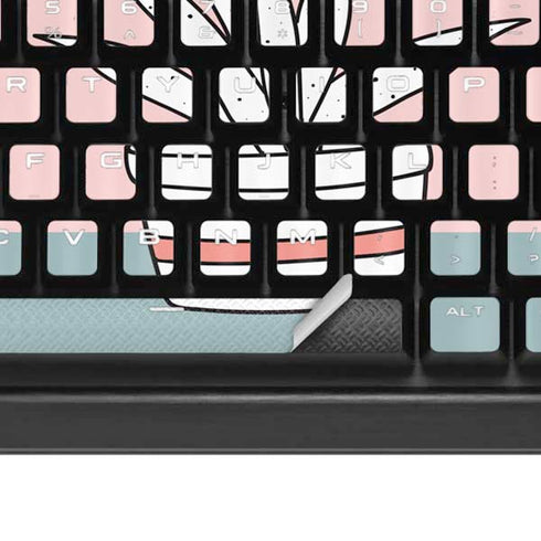 Succulent Sketch K95 RGB PLATINUM Mechanical Gaming Keyboard Skin