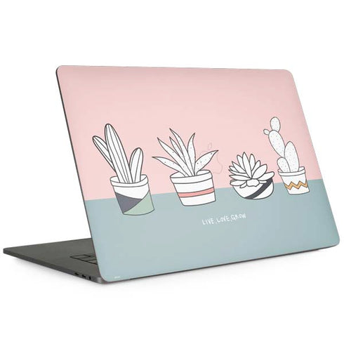 Succulent Sketch Apple MacBook Pro 15-inch Skin