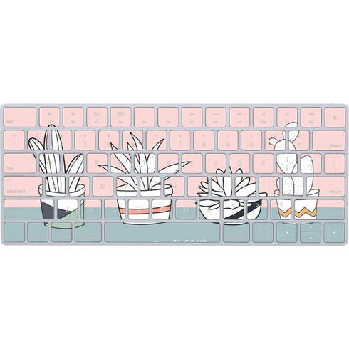 Succulent Sketch Magic Keyboard Skin