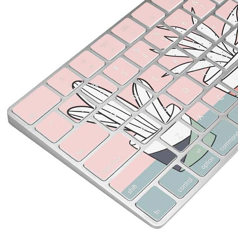 Succulent Sketch Magic Keyboard Skin
