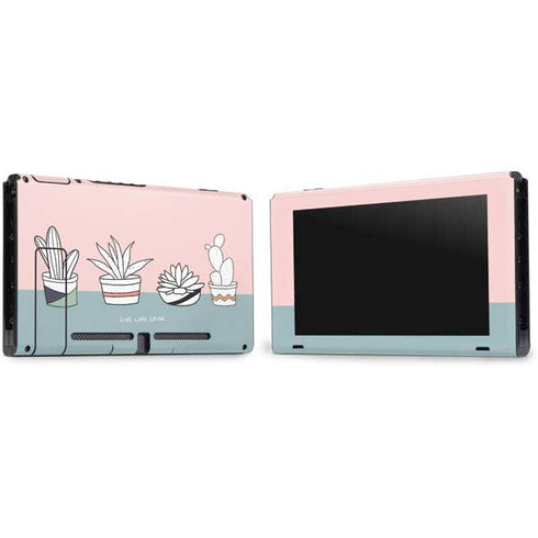 Succulent Sketch Nintendo Switch Bundle Skin