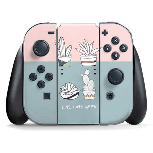 Succulent Sketch Nintendo Switch (2017-2021) Joy-Con Controller Skin