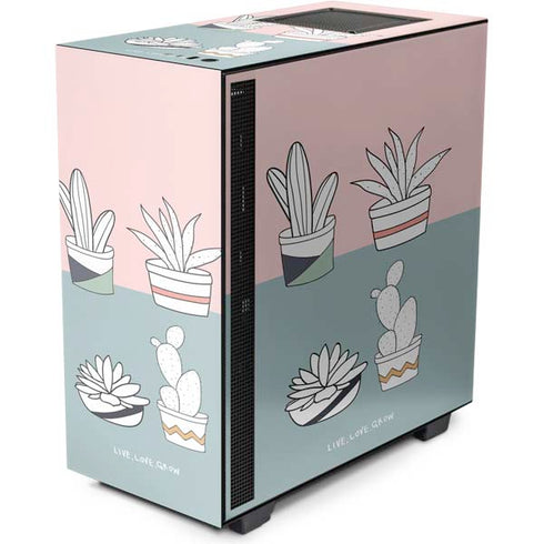 Succulent Sketch NZXT H510 Compact ATX Mid-Tower Case Skin