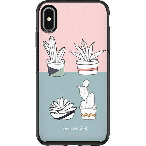 Succulent Sketch Otterbox Symmetry iPhone Skin