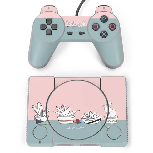 Succulent Sketch PlayStation Classic Bundle Skin