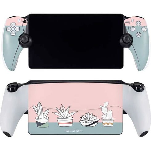 Succulent Sketch PlayStation Portal Remote Player Skin