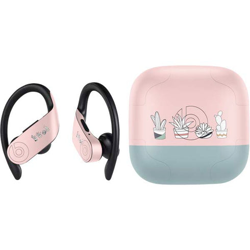 Succulent Sketch PowerBeats Pro Skin