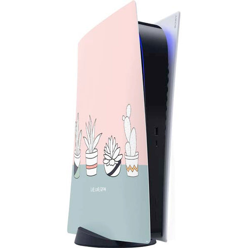 Succulent Sketch PS5 Digital Edition Console Skin