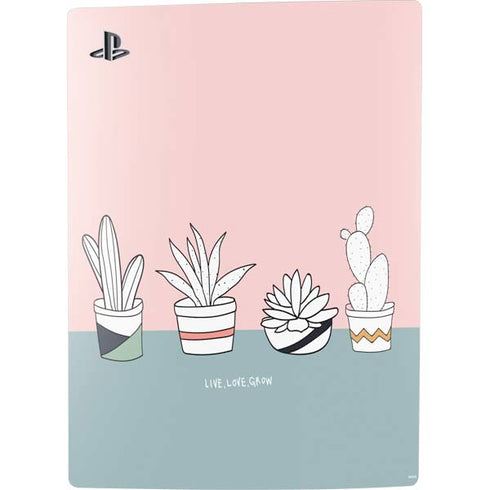 Succulent Sketch PS5 Digital Edition Console Skin
