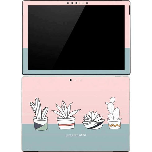 Succulent Sketch Surface Pro 4 Skin