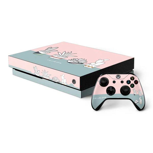 Succulent Sketch Xbox One X Bundle Skin