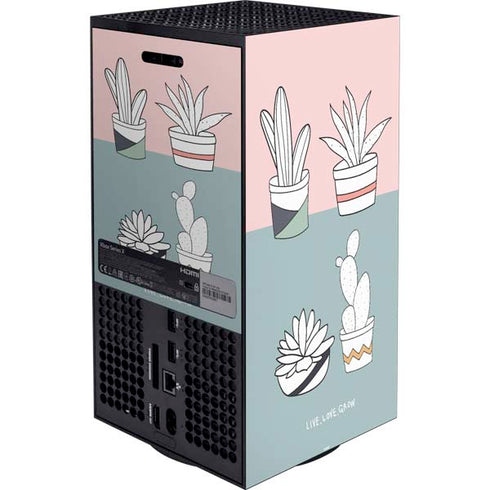 Succulent Sketch Xbox Series X Bundle Skin