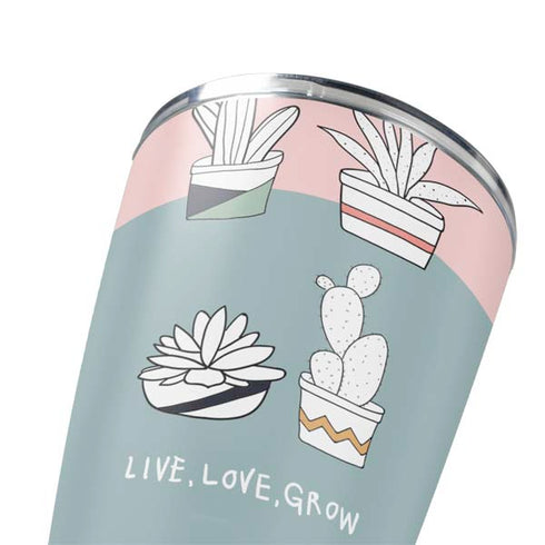 Succulent Sketch Yeti 20oz Tumbler Skin