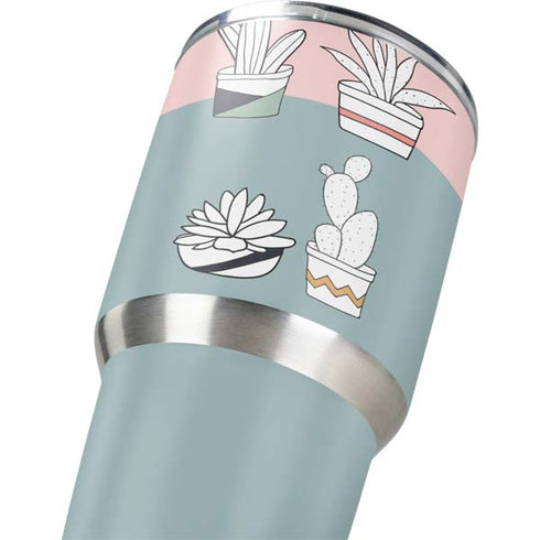 Succulent Sketch Yeti 30oz Rambler Tumbler Skin