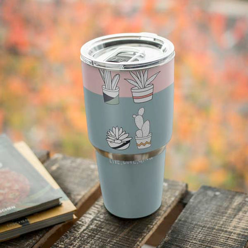Succulent Sketch Yeti 30oz Rambler Tumbler Skin