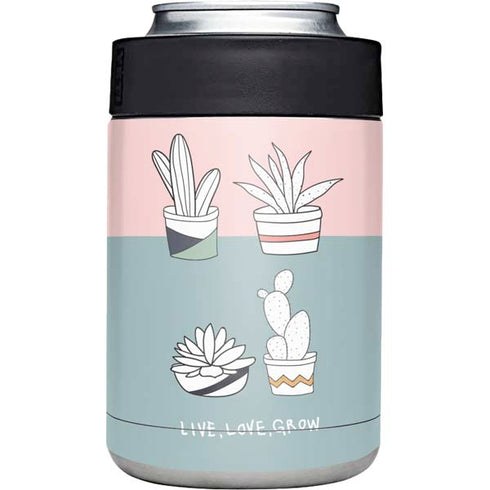 Succulent Sketch Yeti Colster Can Insulator Skin