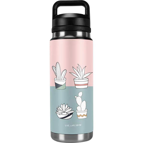 Succulent Sketch YETI Rambler 26oz Bottle Skin