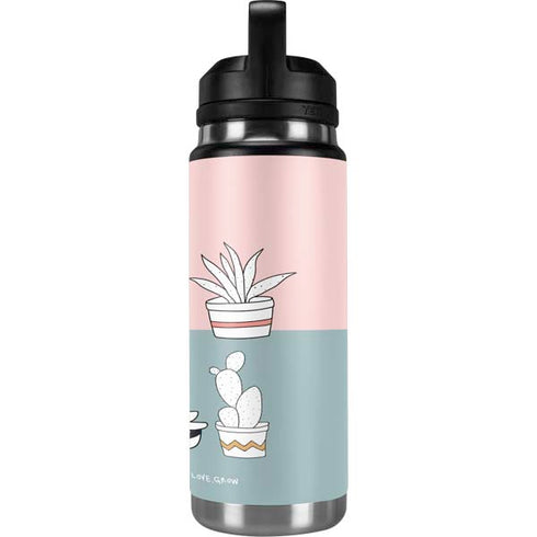 Succulent Sketch YETI Rambler 26oz Bottle Skin