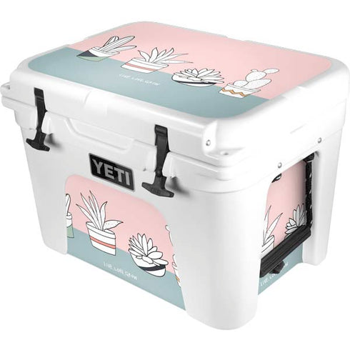 Succulent Sketch YETI Tundra 35 Hard Cooler Skin
