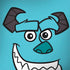 Disney Monsters Inc. Sulley Galaxy Note 8 Skin