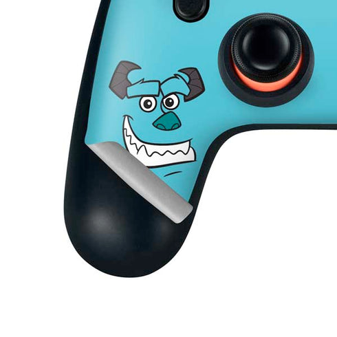 Disney Monsters Inc. Sulley Google Stadia Controller Skin