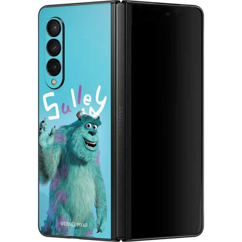Disney Monsters Inc. Sulley Portrait Galaxy Z Fold3 5G Skin