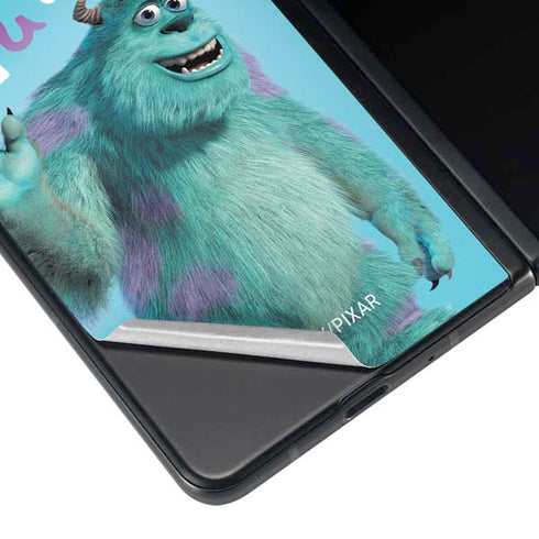 Disney Monsters Inc. Sulley Portrait Galaxy Z Fold3 5G Skin