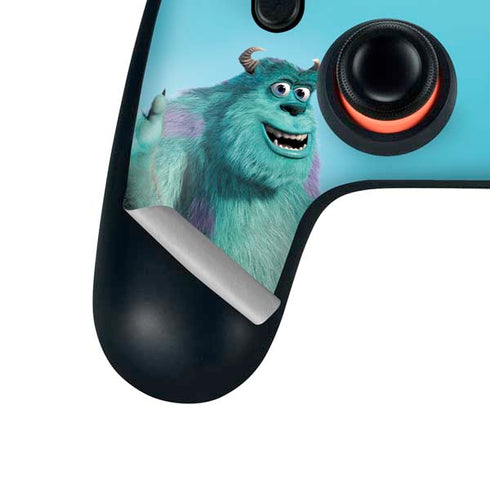 Disney Monsters Inc. Sulley Portrait Google Stadia Controller Skin