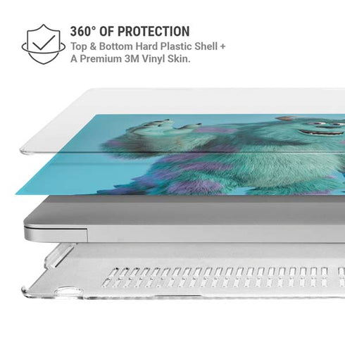 Disney Monsters Inc. Sulley Portrait MacBook Air 13in (2020) Case plus Skin