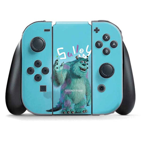Disney Monsters Inc. Sulley Portrait Nintendo Switch (2017-2021) Joy-Con Controller Skin