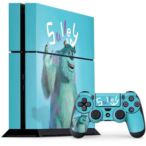 Disney Monsters Inc. Sulley Portrait PS4 Console and Controller Bundle Skin