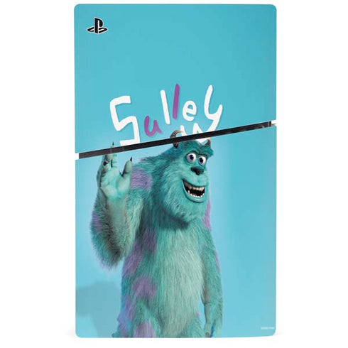 Disney Monsters Inc. Sulley Portrait PS5 Slim Digital Edition Bundle Skin
