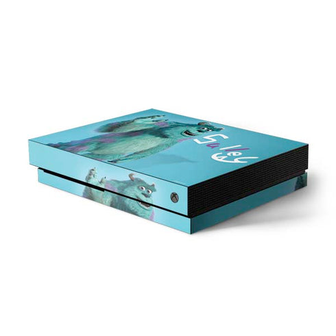 Disney Monsters Inc. Sulley Portrait Xbox One X Console Skin