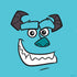 Disney Monsters Inc. Sulley PS4 Slim Skin