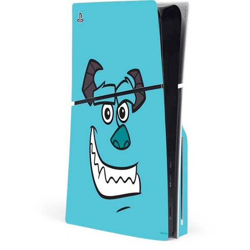 Disney Monsters Inc. Sulley PS5 Slim Disk Console Skin