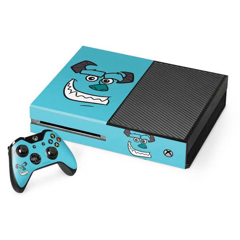Disney Monsters Inc. Sulley Xbox One Console and Controller Bundle Skin