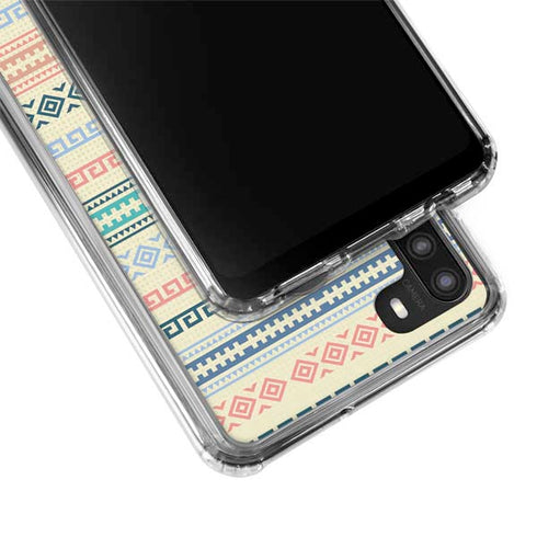 Summer Pattern Galaxy A21 Clear Case