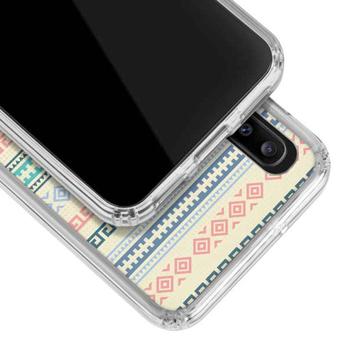Summer Pattern Galaxy A30 Clear Case