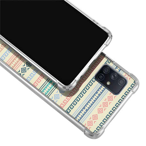 Summer Pattern Galaxy A71 5G Clear Case