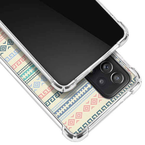 Summer Pattern Galaxy A72 5G Clear Case