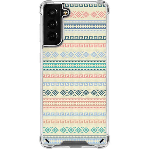 Summer Pattern Galaxy S21 Plus 5G Clear Case