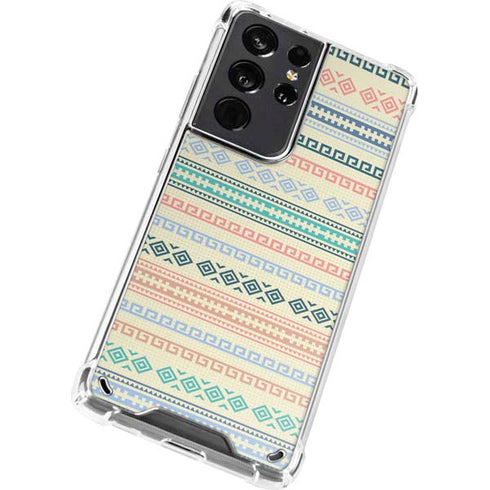 Summer Pattern Galaxy S21 Ultra 5G Clear Case