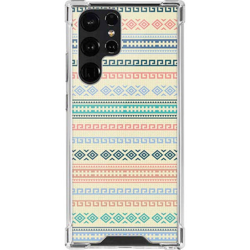 Summer Pattern Galaxy S22 Ultra Clear Case