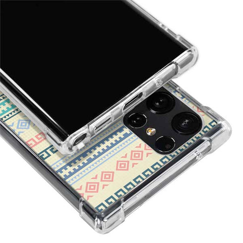 Summer Pattern Galaxy S22 Ultra Clear Case