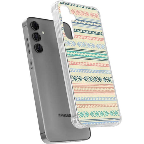 Summer Pattern Galaxy S24 Plus Clear Case