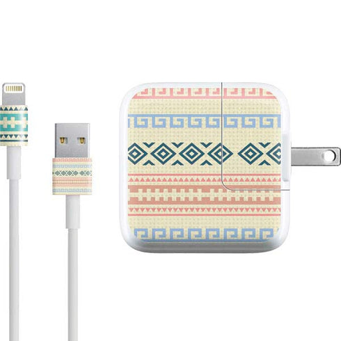 Summer Pattern iPad Charger (10W USB) Skin