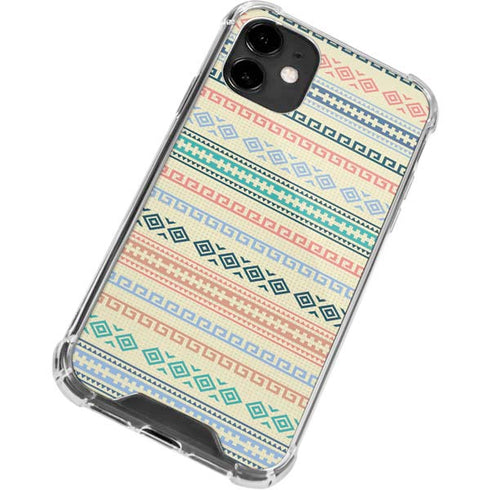 Summer Pattern iPhone 12 Clear Case